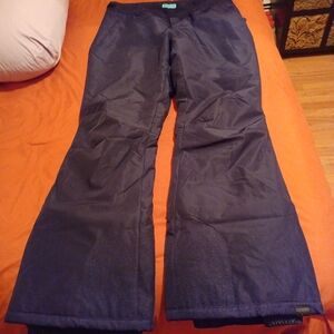 Roxy Black Women's Snow Pants Bootcut Size Large New W/O Tags